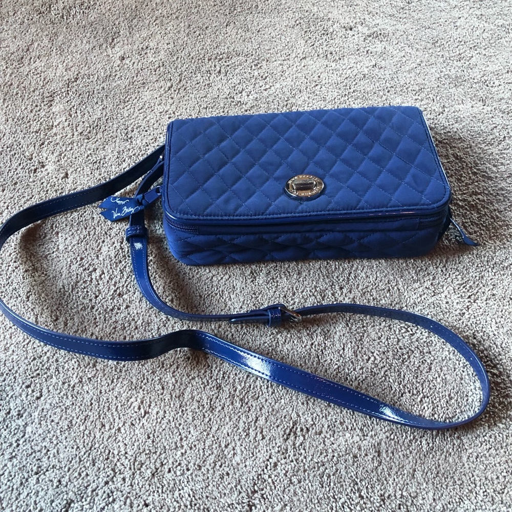 Vera Bradley Royal Blue Quilted Crossbody Purse
